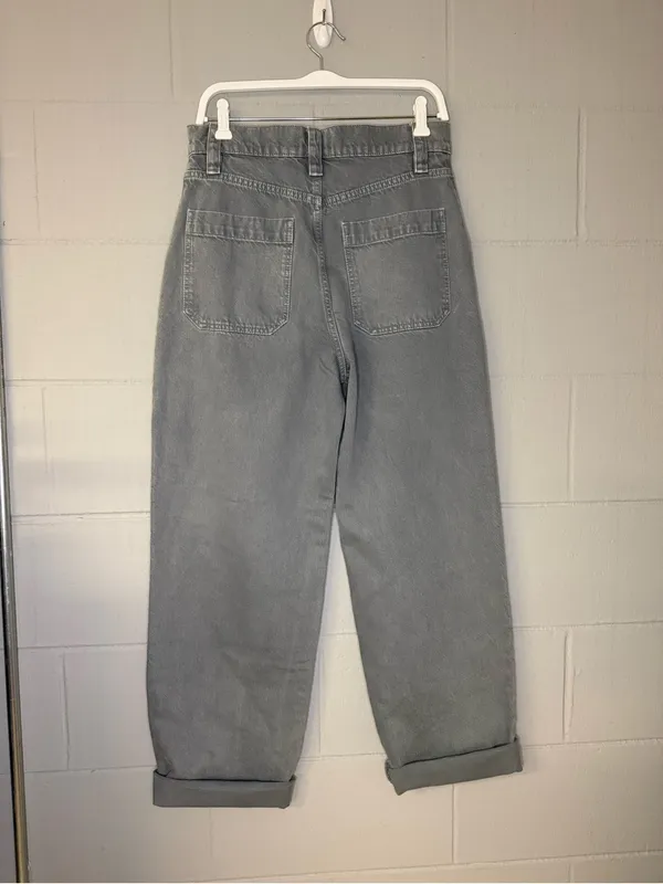Frame Denim The Cuffed Utility Trouser in Slate Gray Women’s Size 28 Cotton Pant - Image 6