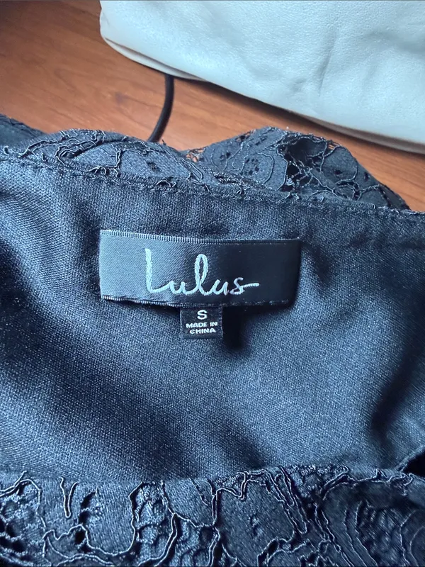 Lulu's Black Lace V-Neck Maxi Dress - Image 9