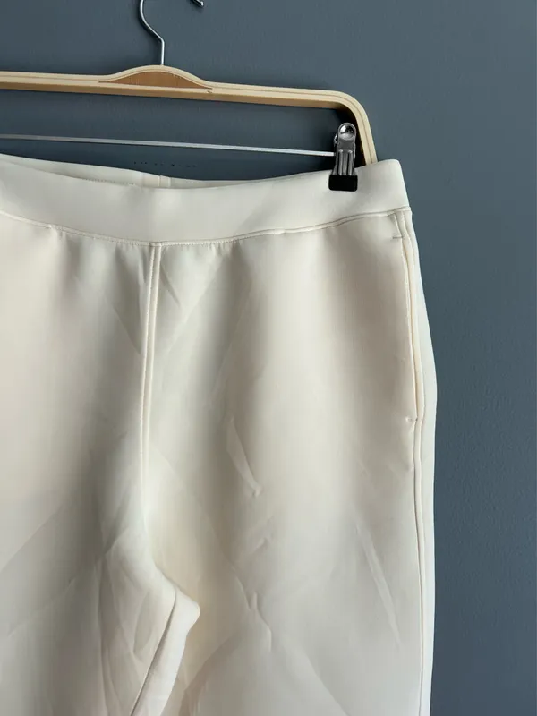 Uniqlo cream sweatpants  - Image 3