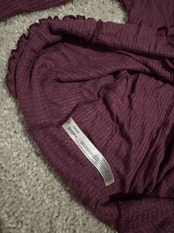 Free People Make It Easy Thermal Long Sleeve Top - Image 6