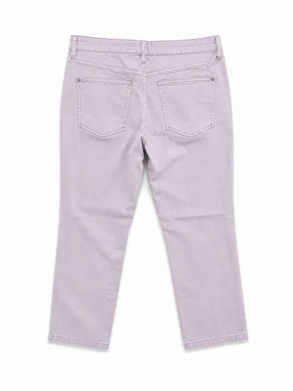 Pilcro Anthropologie Stet Jeans Women’s 30 Lavender Straight Leg Cropped - Image 3