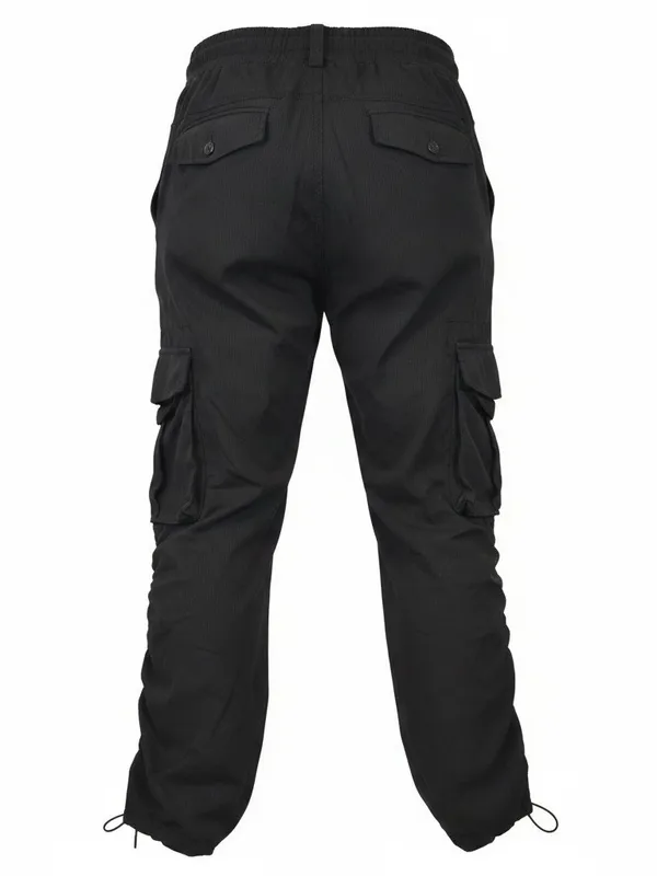 Lululemon Dance Studio Relaxed Fit Mid Rise Cargo Pants Black Womens Size: L - Image 3