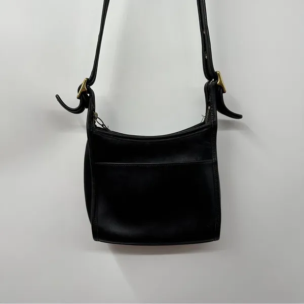 Vintage Coach 9997 Legacy Black‎ Genuine Leather Crossbody Bag - Image 6