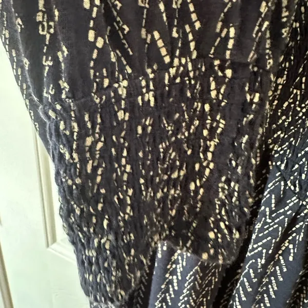Lucky Brand Black and White Patterned Blouse - Image 6