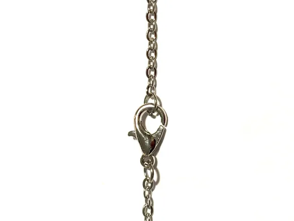 Heart charm Necklace Silver - Image 5