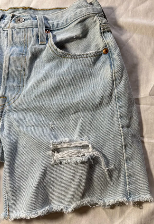 501 Levi’s Shorts High-Rise Premium Denim - Image 3