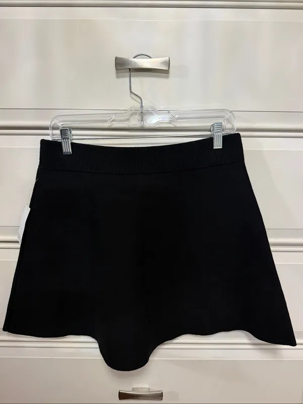 Bar III Black A-Line Mini Skirt - Image 2
