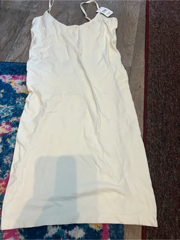 NWT free people intimately Cream Spaghetti Strap Slip Dress - Women Tops - Image 4