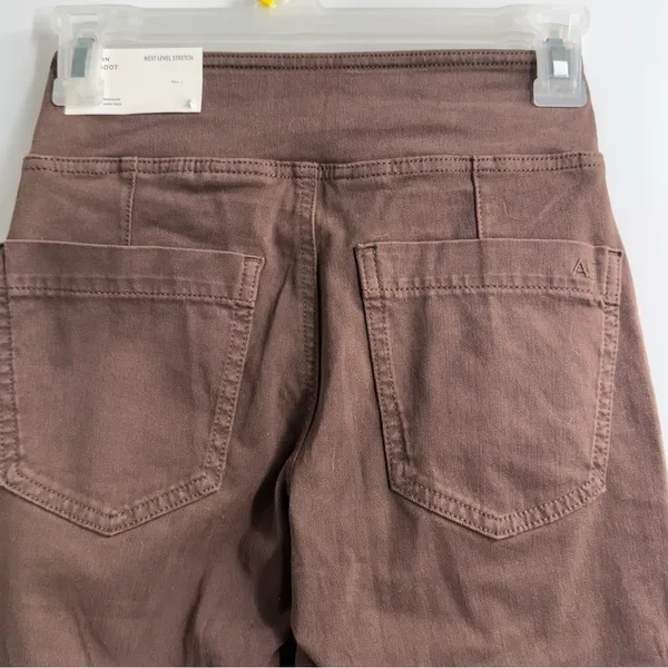 American Eagle Pull On Kick Boot Pants Womens XXS Brown Next Level Stretch NWT - Image 4