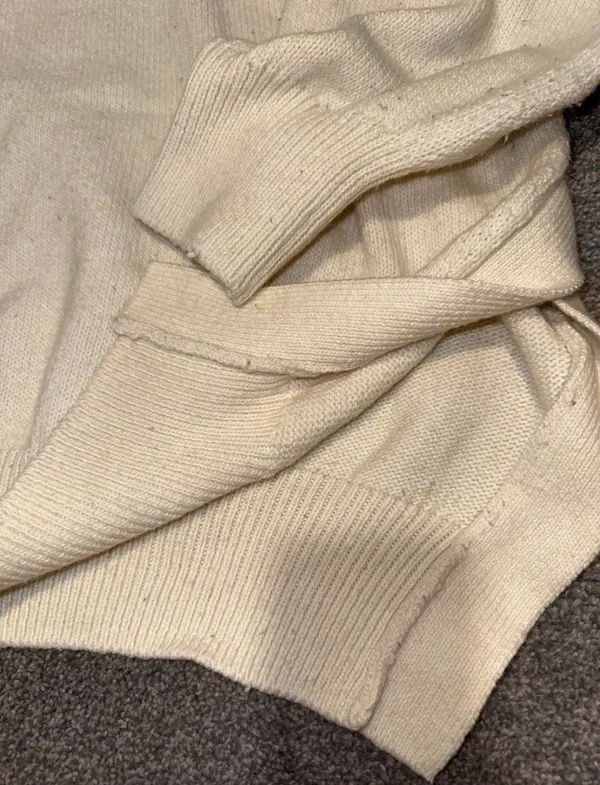 H&M Creme Turtleneck Sweater - Image 3