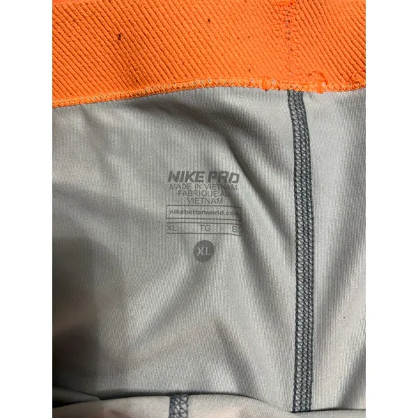 Nike Pro Bash Compression Shorts Women's Size XL Gray Athletic Bike Active - Image 3