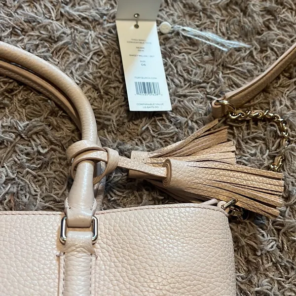 Tory Burch Thea Small Convertible Tote in Sweet Melon - Image 3