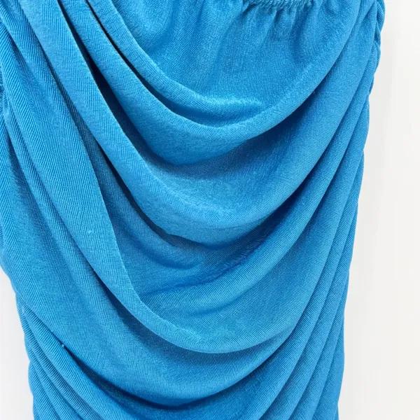 Lioness The Goddess Mini Dress Womens Medium‎ Blue Ruched Bodycon Clubwear Party - Image 5