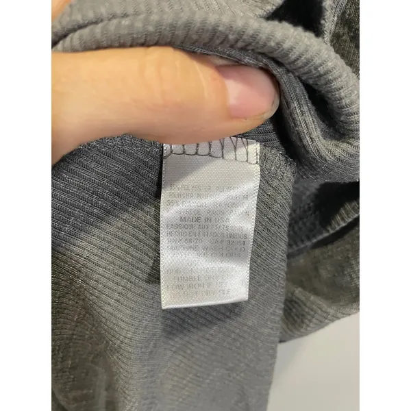 Free People‎ Tank Top Womens Medium Gray Ribbed Racerback Casual We The Free - Image 4