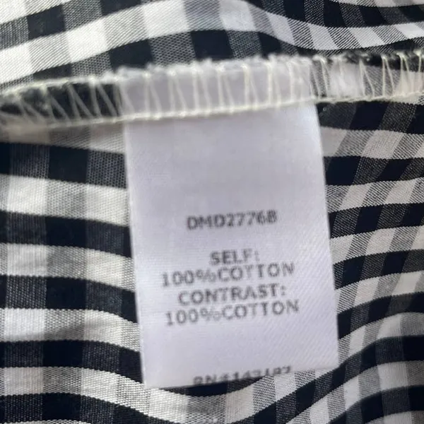 Her Entire Name Says Grace Gingham Dress Sz S Ruffle Cottage Coquette Prairie - Image 13