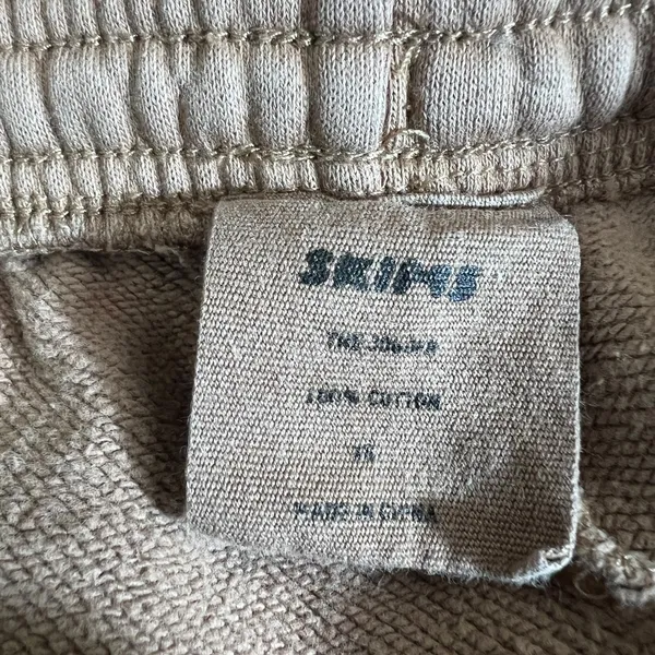 SKIMS Boyfriend Solid Sweatpants Brown Loungewear Elastic Waist Cuffs Size XS - Image 4