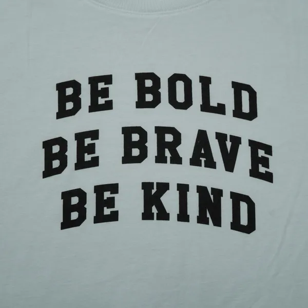 Sub Urban Riot Medium White Graphic Tee Be‎ Bold Be Brave Be Kind Casual Soft - Image 4