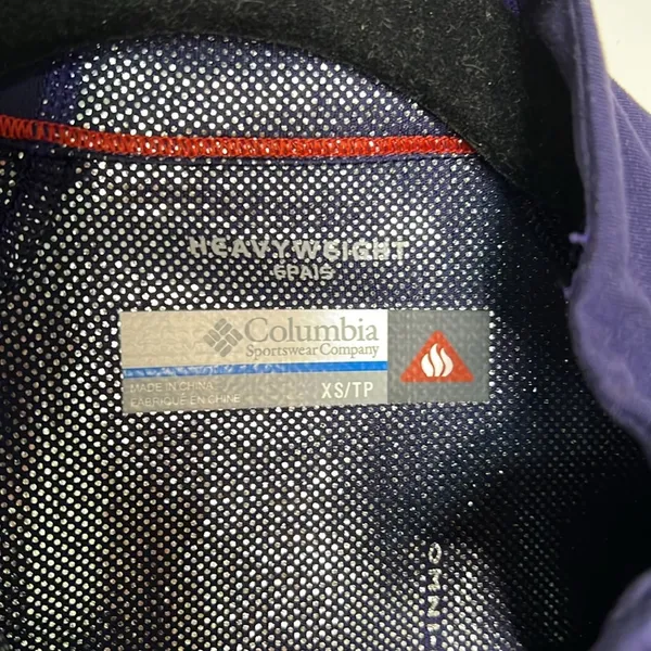 Columbia Heavyweight‎ Base Layer Half Zip Navy XS Running Outdoor Workout - Image 9