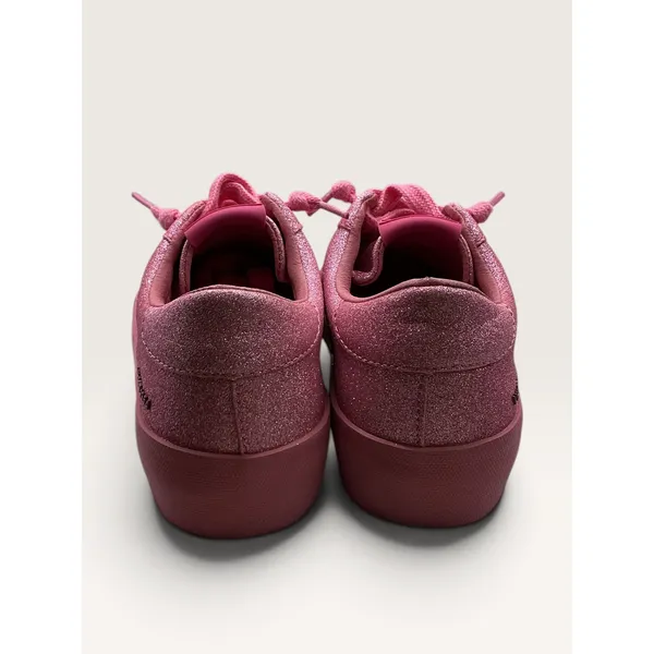 Vintage Havana Pink Glitter Low Top Sneakers Womens Size 6.5 Sparkly Lace Up - Image 5