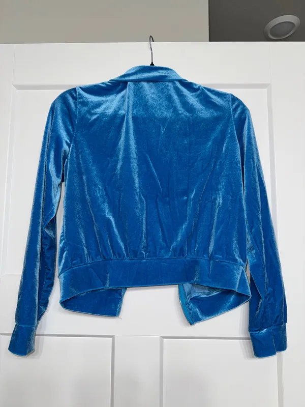 Velvet jacket Blue Size M - Image 2