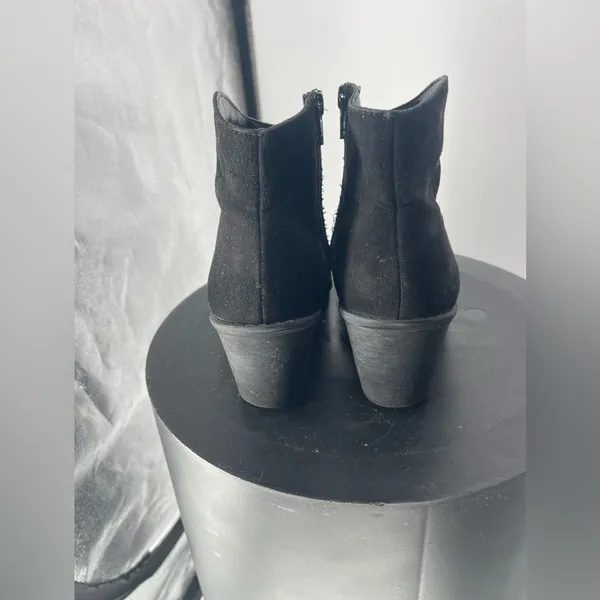 Faded glory black‎ bootie size 9 - Image 3