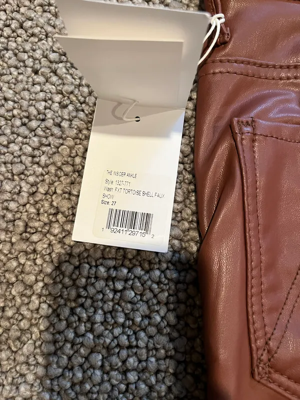 MOTHER Leather Jeans - Image 5
