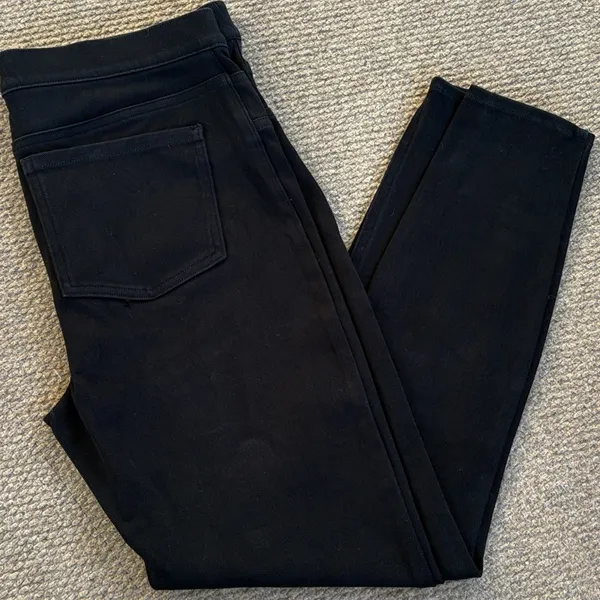 SPANX Jean-ish Leggings Black Size Large - Image 5