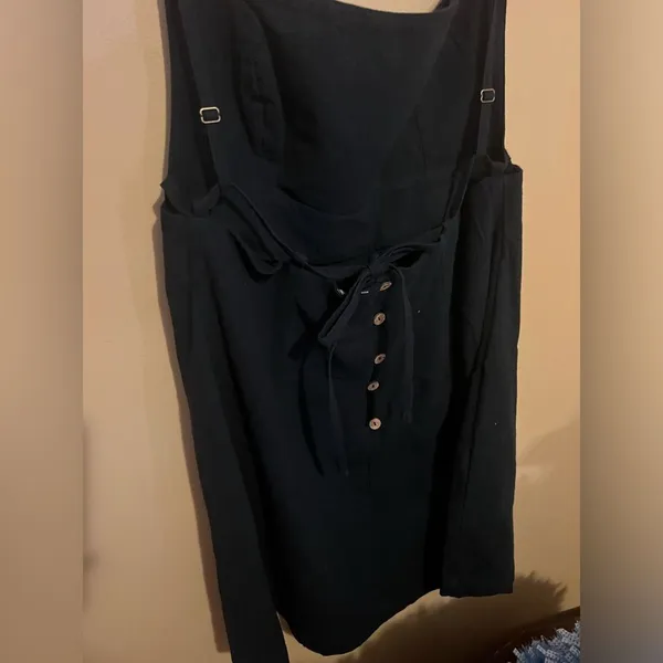 NWOT free people black mini dress‎ M - Image 7