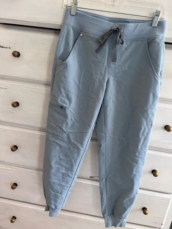 FIGS Scrub Pants- Dusty Blue - Image 4