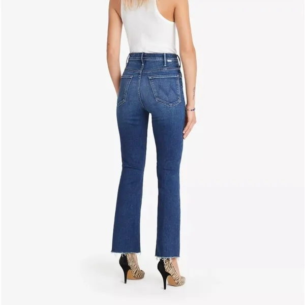 Mother Denim Hustler Ankle Fray Night Clubbing Jeans Raw Hem‎ - Image 2