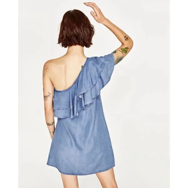 ✨ Hp✨Frilled Asymmetric Dress:✨ - Image 6
