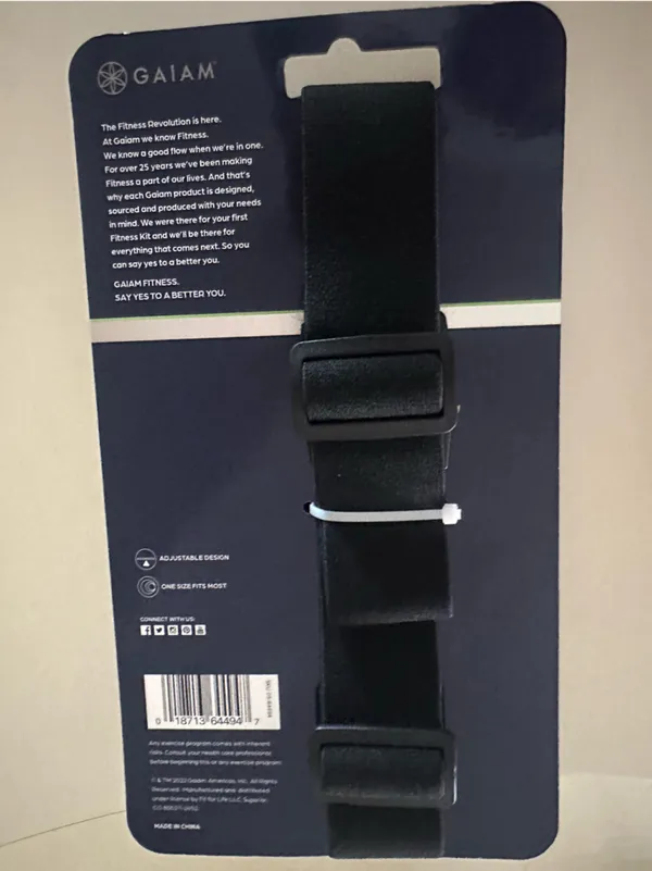 GAIAM Black Adjustable Running Pack - Image 2