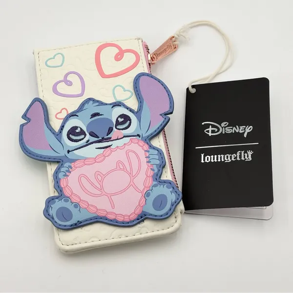 Loungefly Stitch &‎ Angel Be Mine Large Card Holder Wallet - Image 2