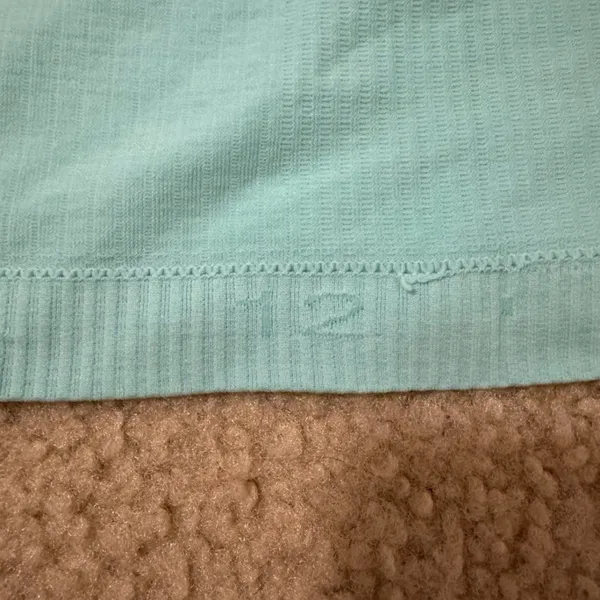 Lululemon Ebb to Street‎ Cropped Ribbed Tank Top Mint Green Athleisure Size 12 - Image 5