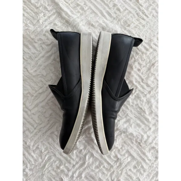 Everlane The Leather Street Shoe Black Leather Slip-On Loafers Minimalist - Image 4