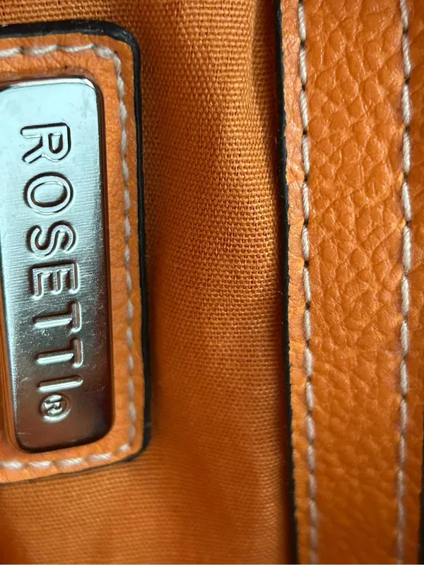 Rosetti Women’s Orange Leather-Look Crossbody Shoulder Bag - Image 13