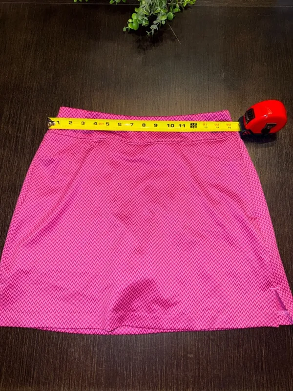 Lady Hagen Hot Pink Athletic Skort with Chevron Texture - Image 6