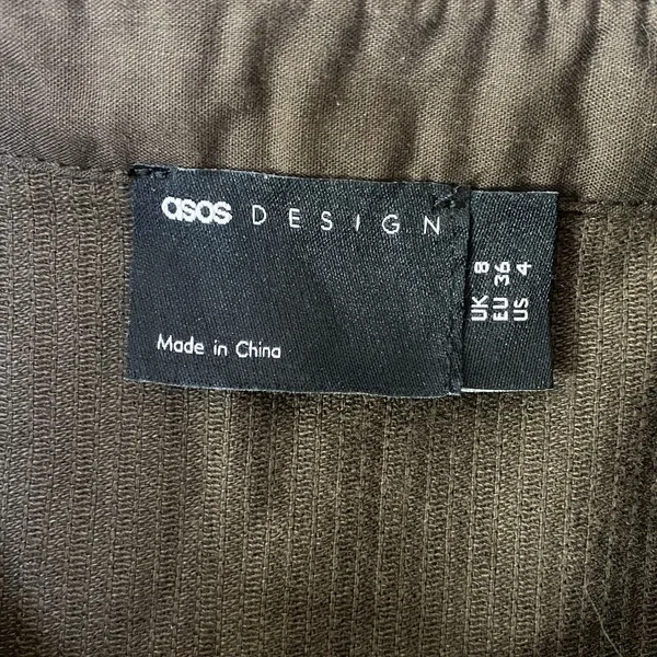 VTG Style Asos Corduroy Cotton Front Button Clueless Layer Shacket 4 (no belt) - Image 4