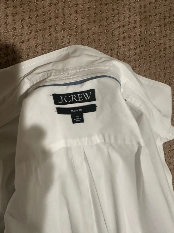 White J.Crew Shirt - Image 5