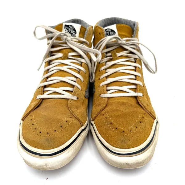 Vans Old Skool Women's Sneakers Mustard Suede High Top Sneakers Size 7.5M / W9 - Image 3