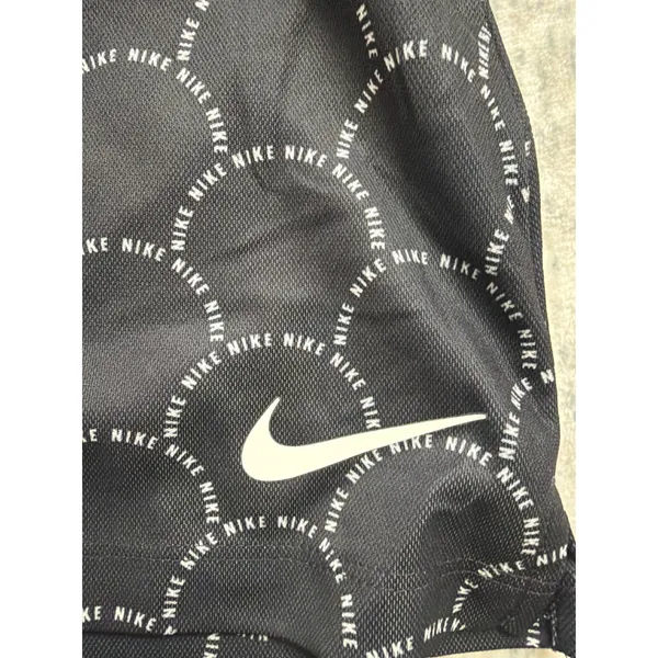 Nike‎ Womens Dri-FIT Golf Polo Shirt Black White Scallop Logo FB8527-010 XS - Image 2