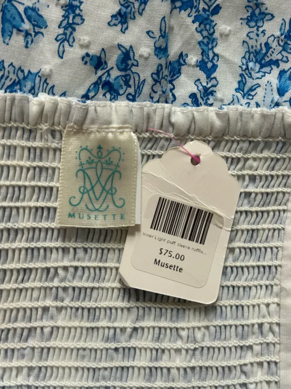 Summer Dress Blue Size XS - Image 3
