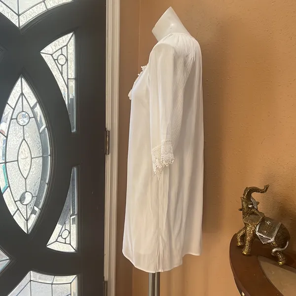 Naif white long sleeve dress - Image 4