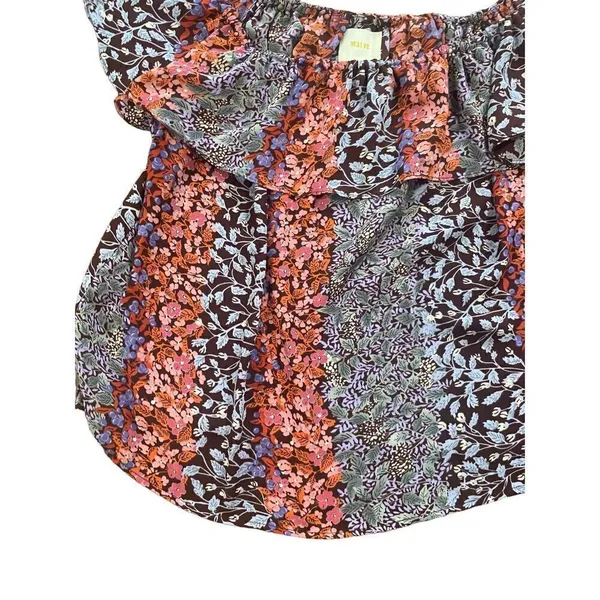 ‎Maeve Anthropologie Vallita Floral Blouse sz medium - Image 4