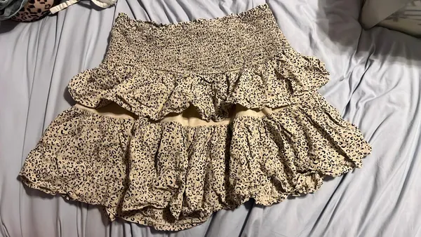 Japna cheetah ruffle skirt - Image 2