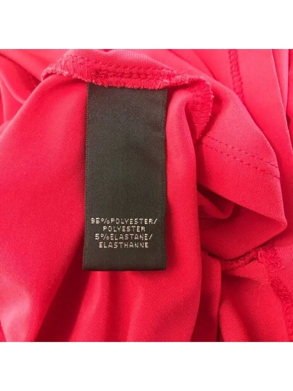 Ralph Lauren Midi Dress coral Pink Derby elegant wedding guest Old Money glam S - Image 9