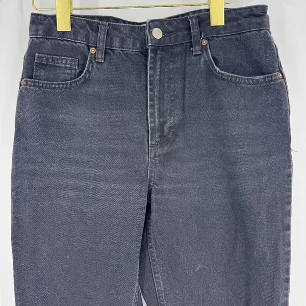 We the Free High Rise Straight Leg Cotton Denim Black Size‎ 28 - Image 3