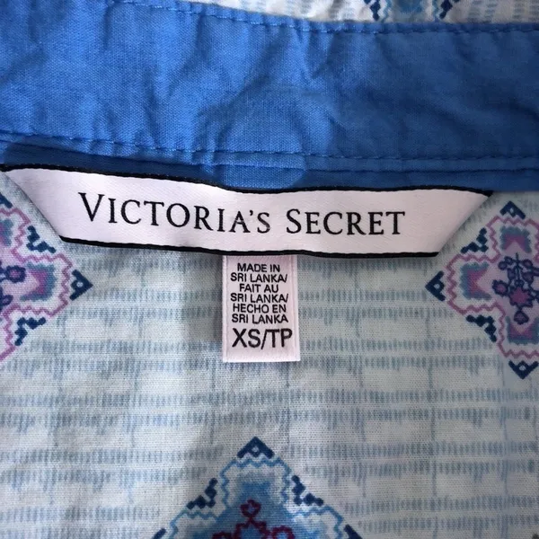 Victorias Secret Womens Pajama Top Tribal Aztec XS - Image 4