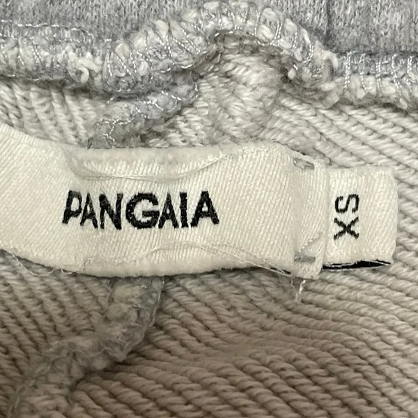 Pangaia Womens Gray High Rise Organic Cotton Pull On Lounge Mini Sweat Shorts XS - Image 4