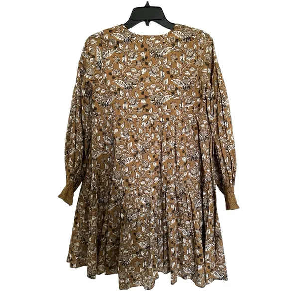 Let Me Be Anthropologie Dress size 2 Fall is in the air. bohemian-style babydoll - Image 4